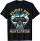 Flight Simulator Aviation Console Pilot Flight Simulation T-Shirt - T-Shirt | Black