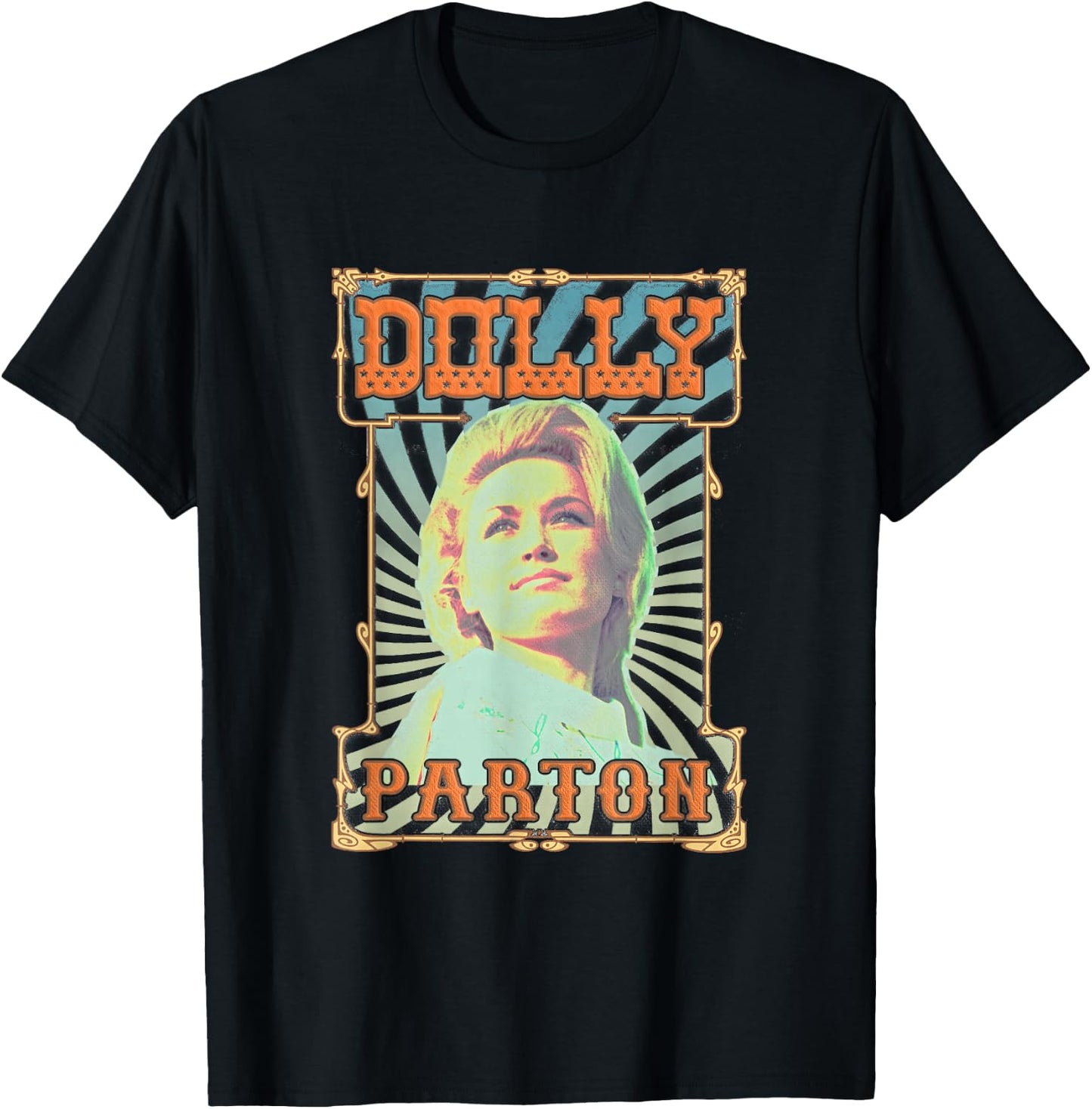 Dolly Parton Vintage Print T-Shirt - T-Shirt | Black