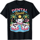 Dentist Squad Summer Tooth Teeth Pool Vacation Cruise Dental T-Shirt - T-Shirt | Black