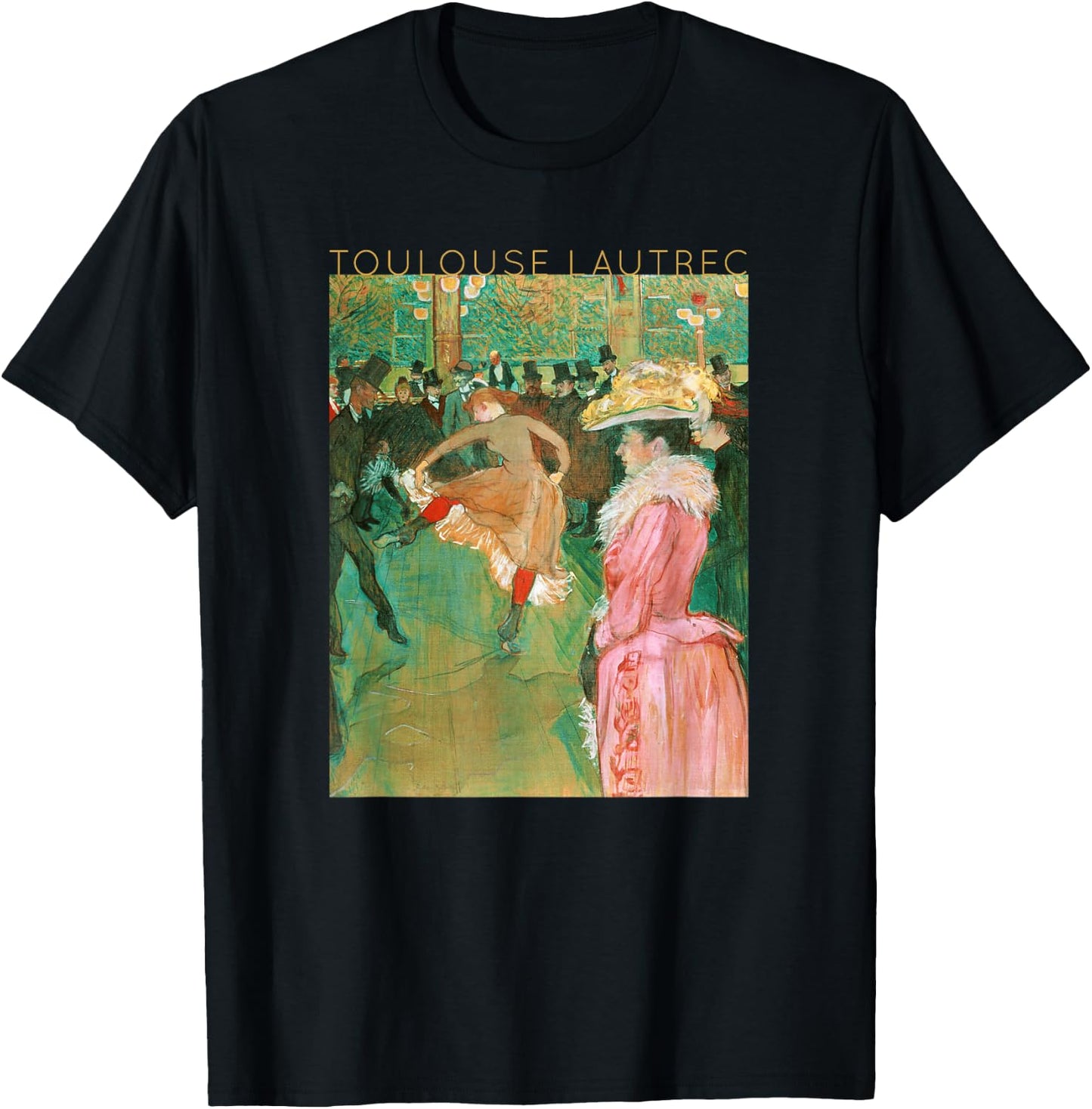 Toulouse Lautrec The Dance for Artists T-Shirt - T-Shirt | Black