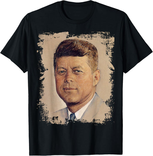 JFK John F Kennedy Presidential Souvenir President T-Shirt - T-Shirt | Black