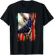 Mexican Roots American Mexican Flag Mexico is Calling T-Shirt - T-Shirt | Black
