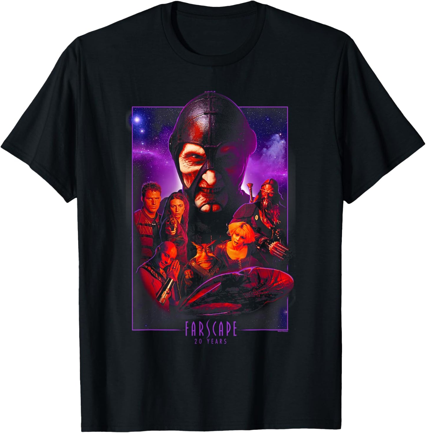 Farscape 20 Years Collage T-Shirt - T-Shirt | Black