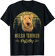 Vintage Welsh Terrier Mom Dog Lover Mother's Day Women Kids T-Shirt - T-Shirt | Black