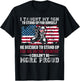 Proud Military Mom & Dad - I Taught My Son How to Stand Up T-Shirt - T-Shirt | Black