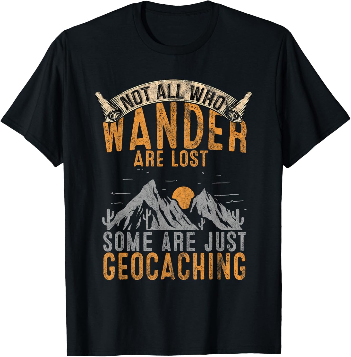 Geocache Gift Treasure Hunt T-Shirt - T-Shirt | Black