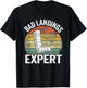 Bad Landings Expert Kids Get Well Injury Broken Leg Surgery T-Shirt - T-Shirt | Black