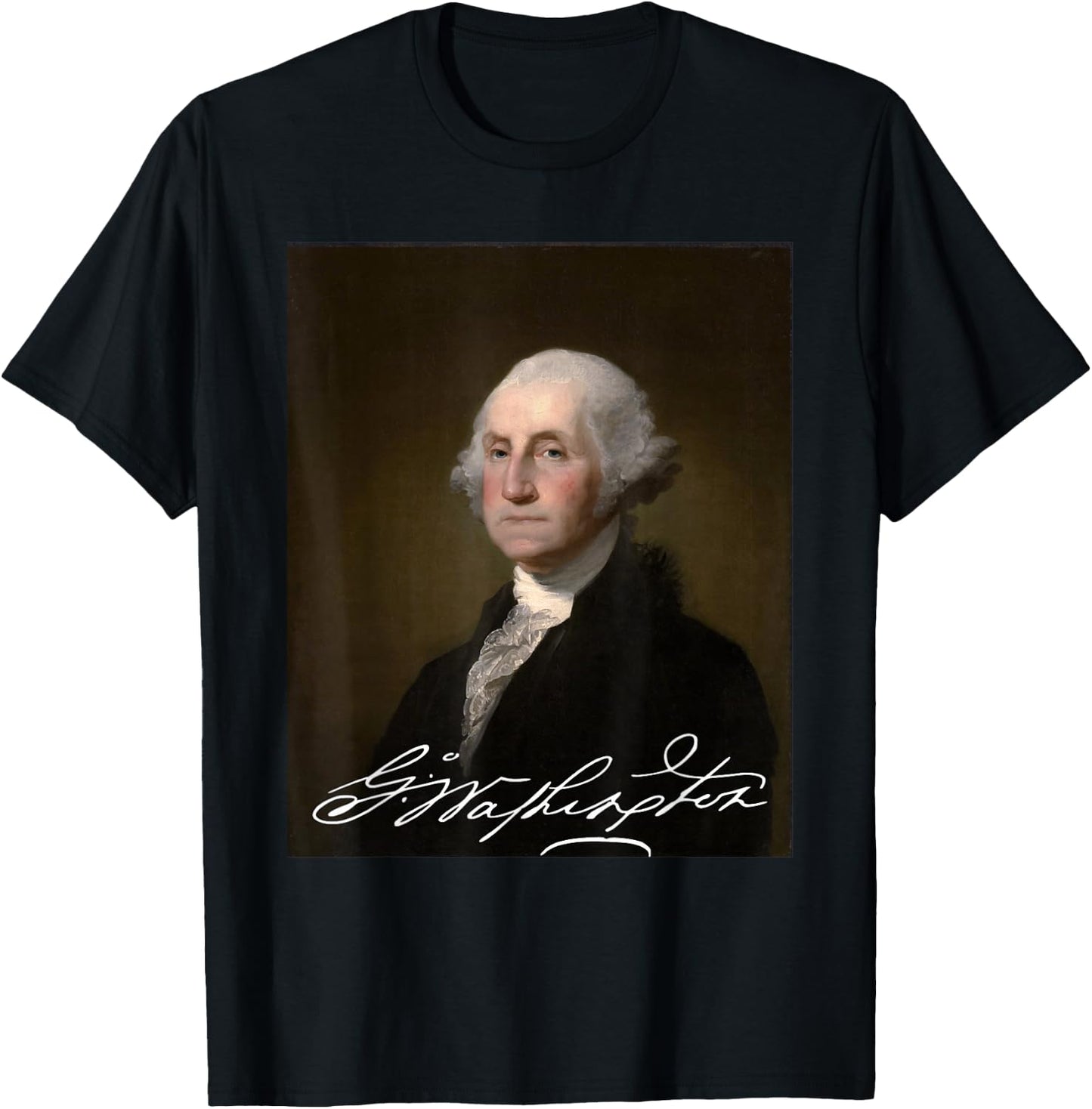 George Washington 1st President of the United States July 4 T-Shirt - T-Shirt | Black