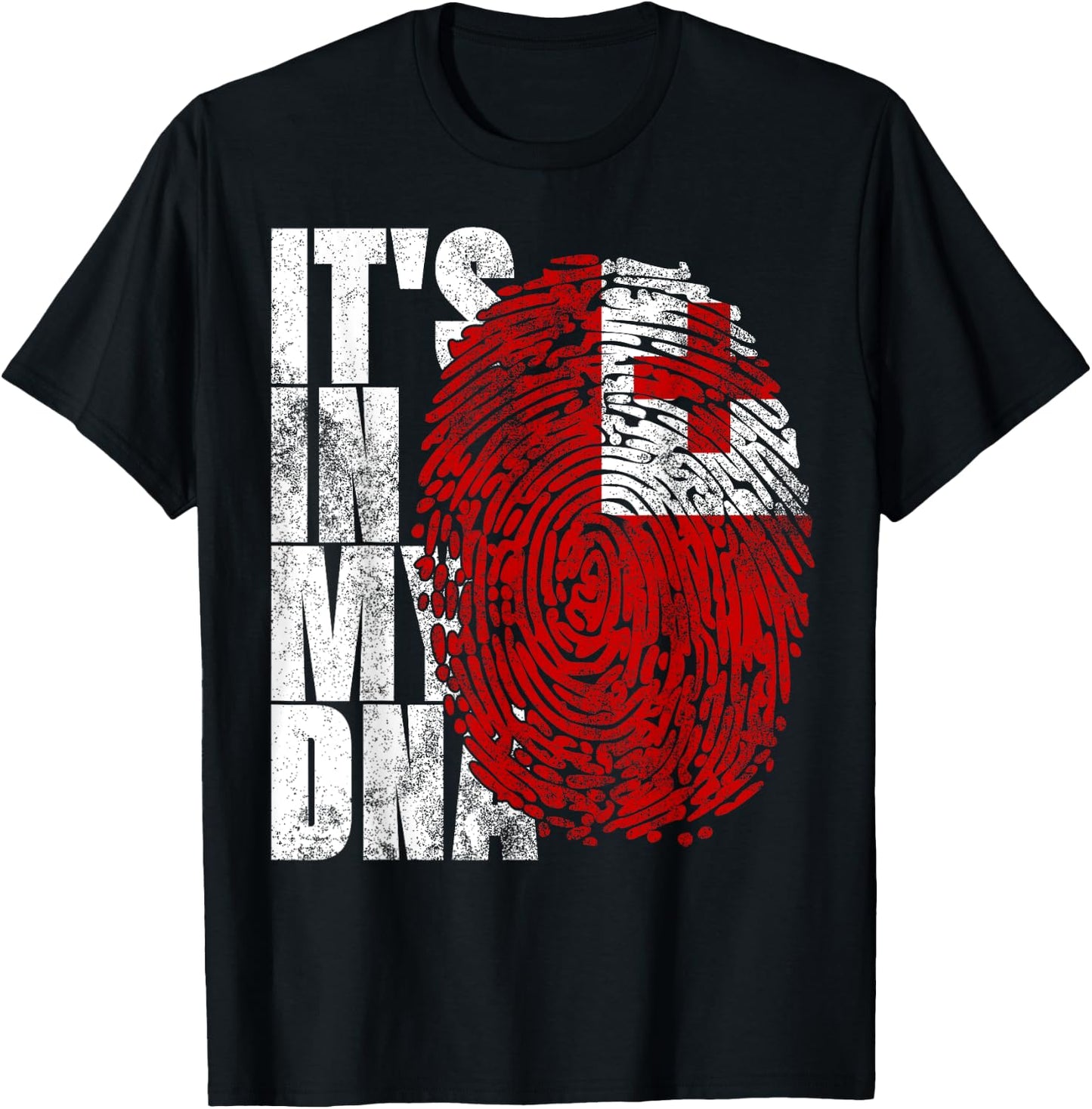 It's In My DNA Tonga Graphic Women Tongan Flag T-Shirt - T-Shirt | Black