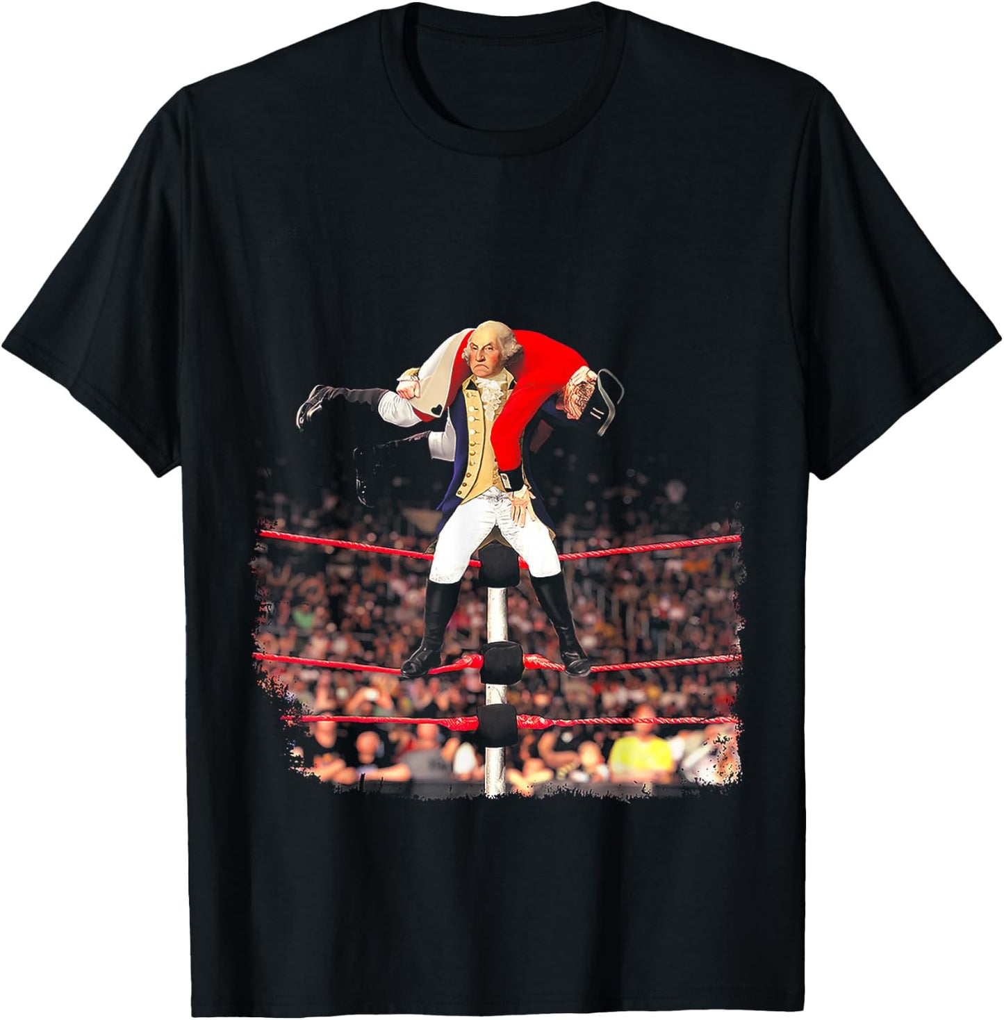 George Washington Wrestling T-Shirt - T-Shirt | Black