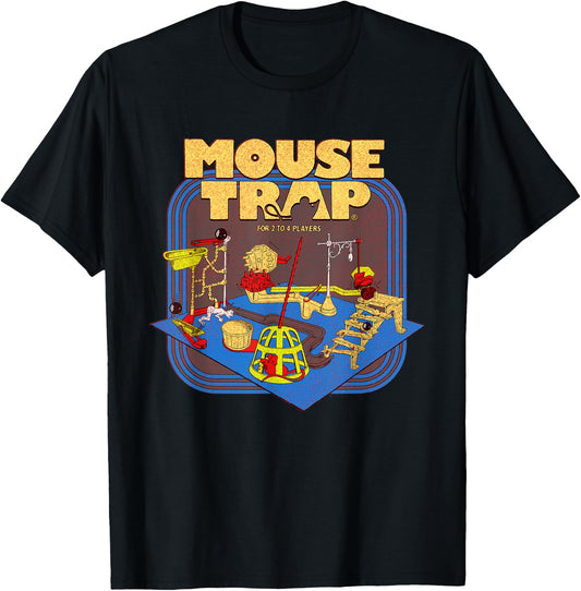 Mouse Trap Vintage Board T-Shirt - T-Shirt | Black