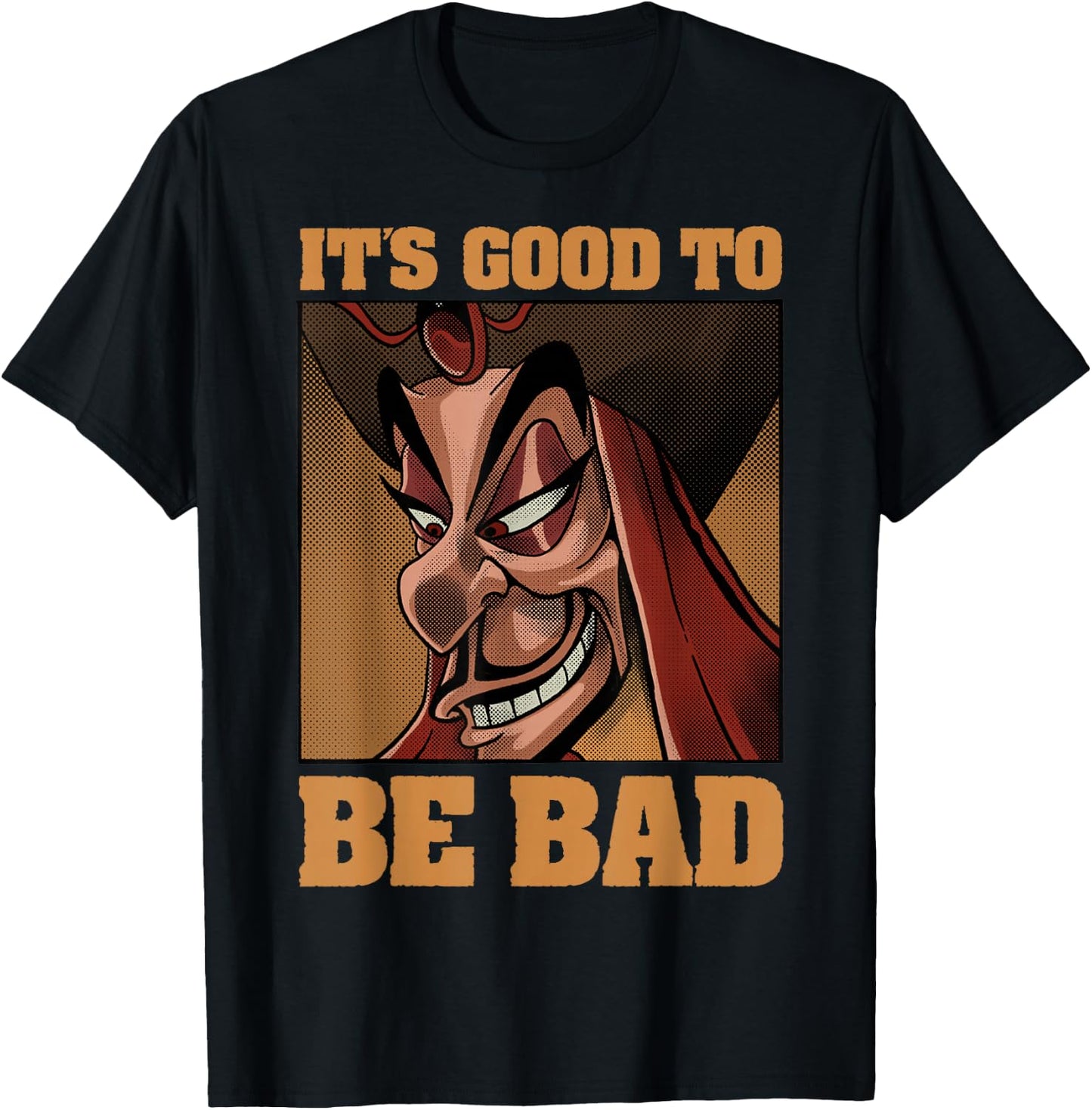 Disney Villains Jafar It's Good To Be Bad Portrait T-Shirt - T-Shirt | Black