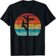 Retro style Lineman Cell Tower Line Worker T-Shirt - T-Shirt | Black