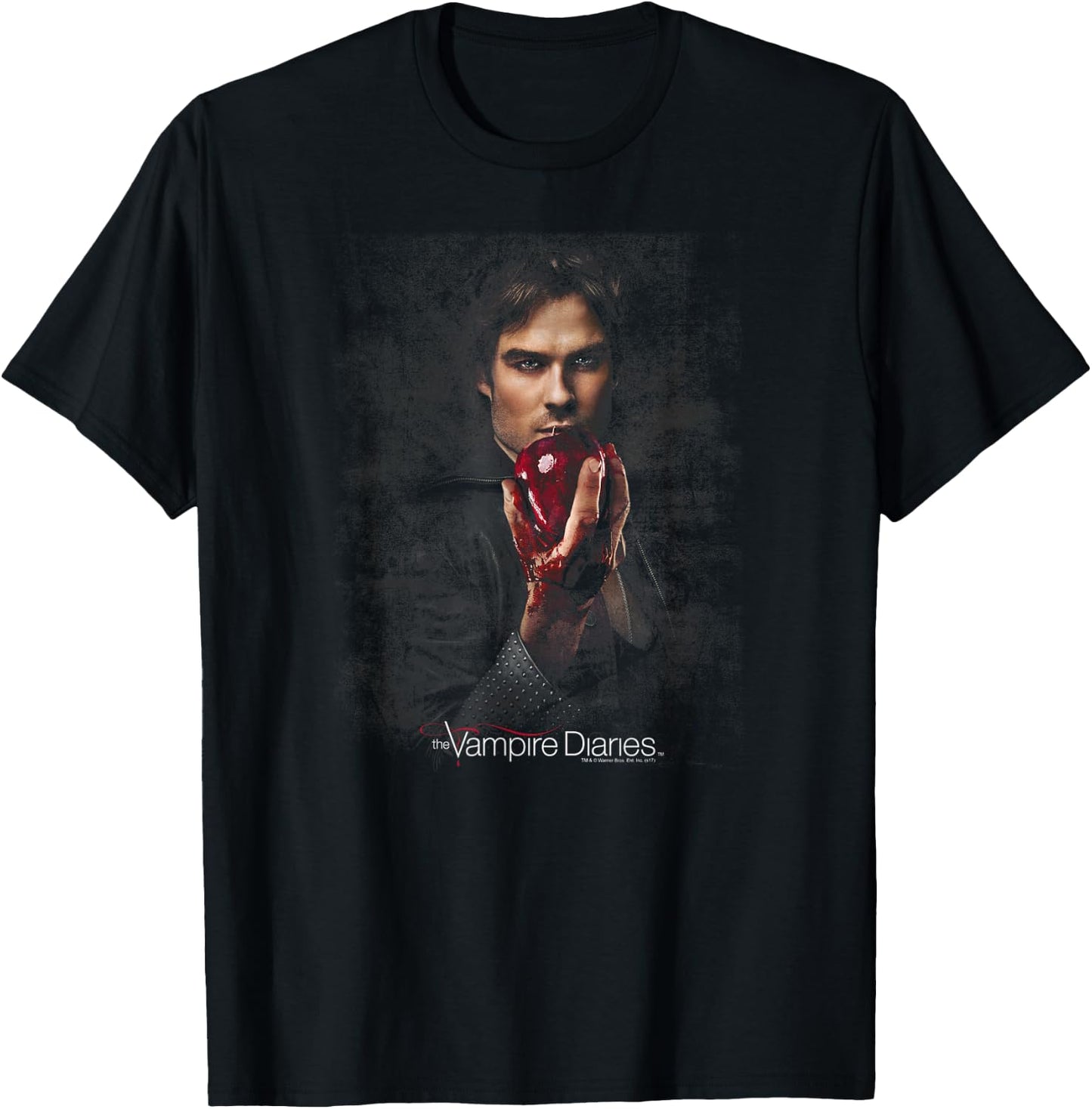 Vampire Diaries Damon Fruit Small T-Shirt - T-Shirt | Black