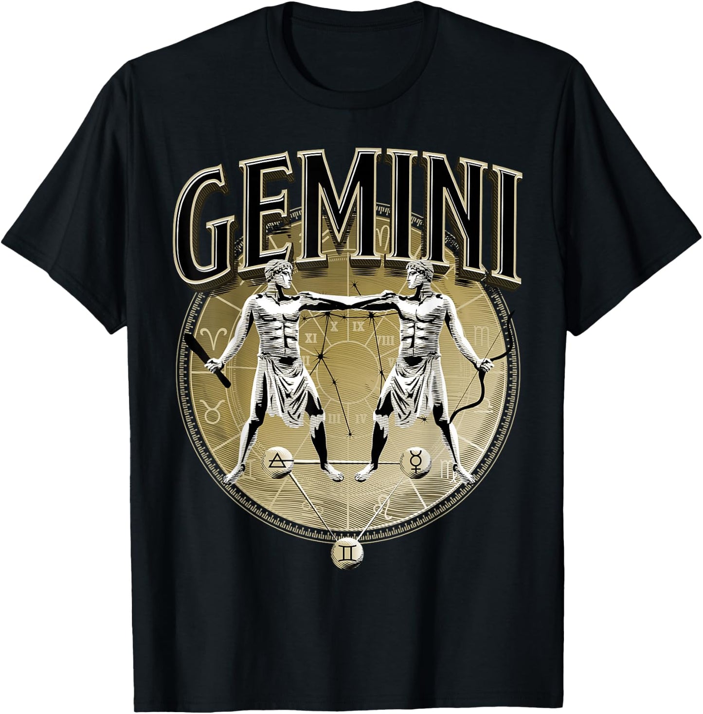 Gemini Horoscope Gemini Outfit May June Birthday Gemini T-Shirt - T-Shirt | Black