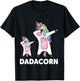 Dadacorn Dabbing Unicorn T-Shirt - T-Shirt | Black