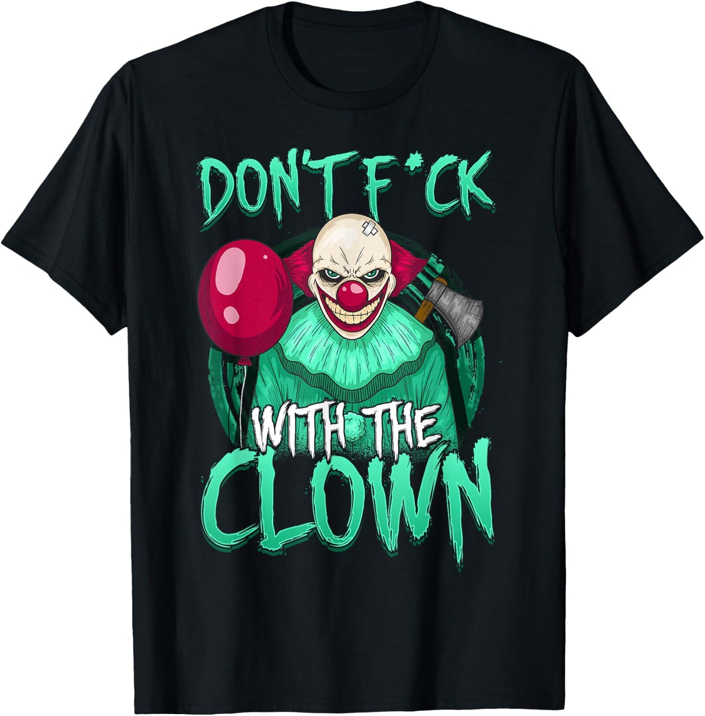 Evil Scary Clown Horror Lovers T-Shirt - T-Shirt | Black