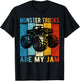 Monster Trucks Are My Jam Vintage Retro Monster Truck T-Shirt - T-Shirt | Black