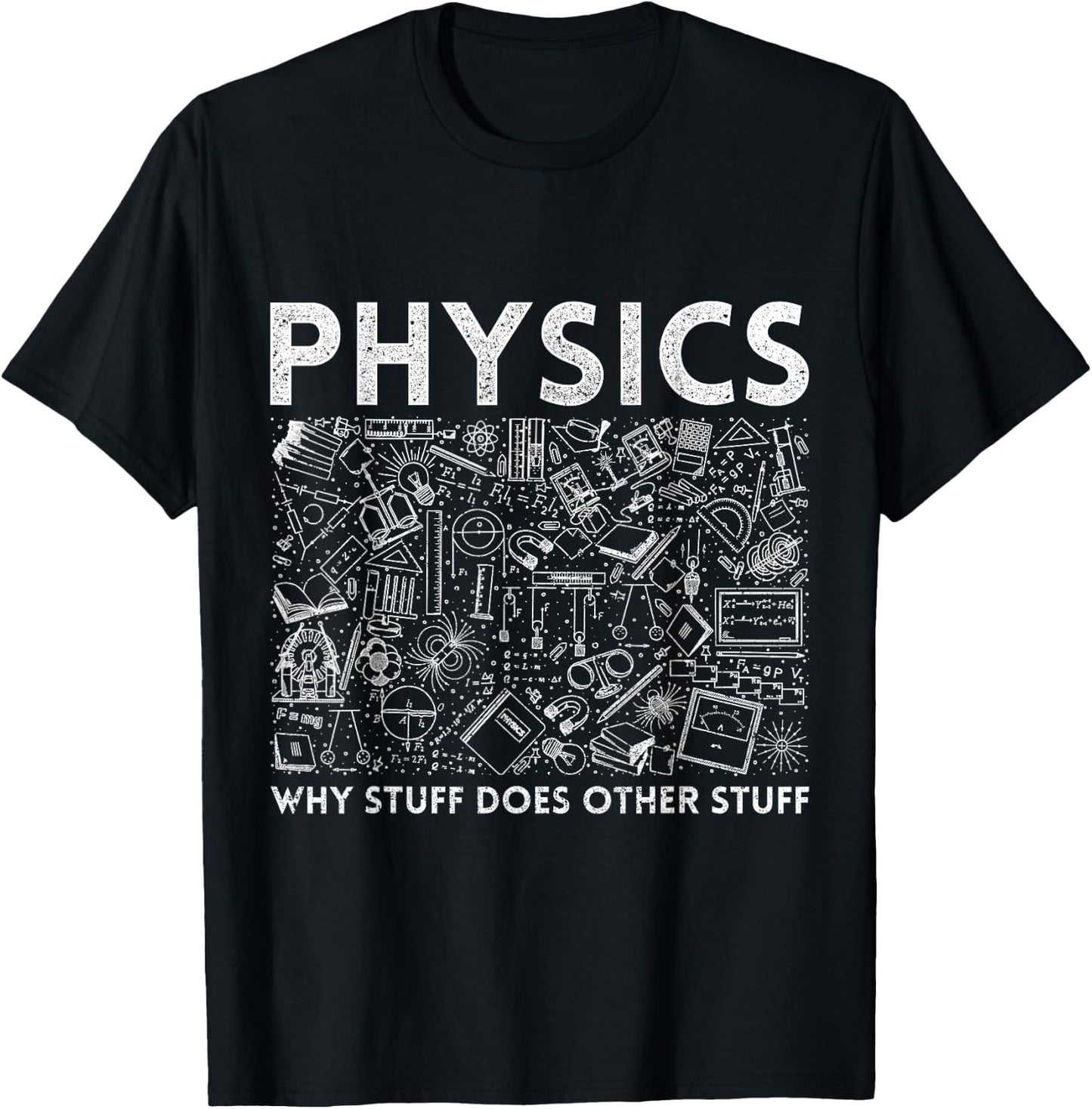 Physicist Science Teacher Gift Physics T-Shirt - T-Shirt | Black