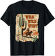 Wild Wild West Western Life Southwest Desert Vibes Cactus T-Shirt - T-Shirt | Black