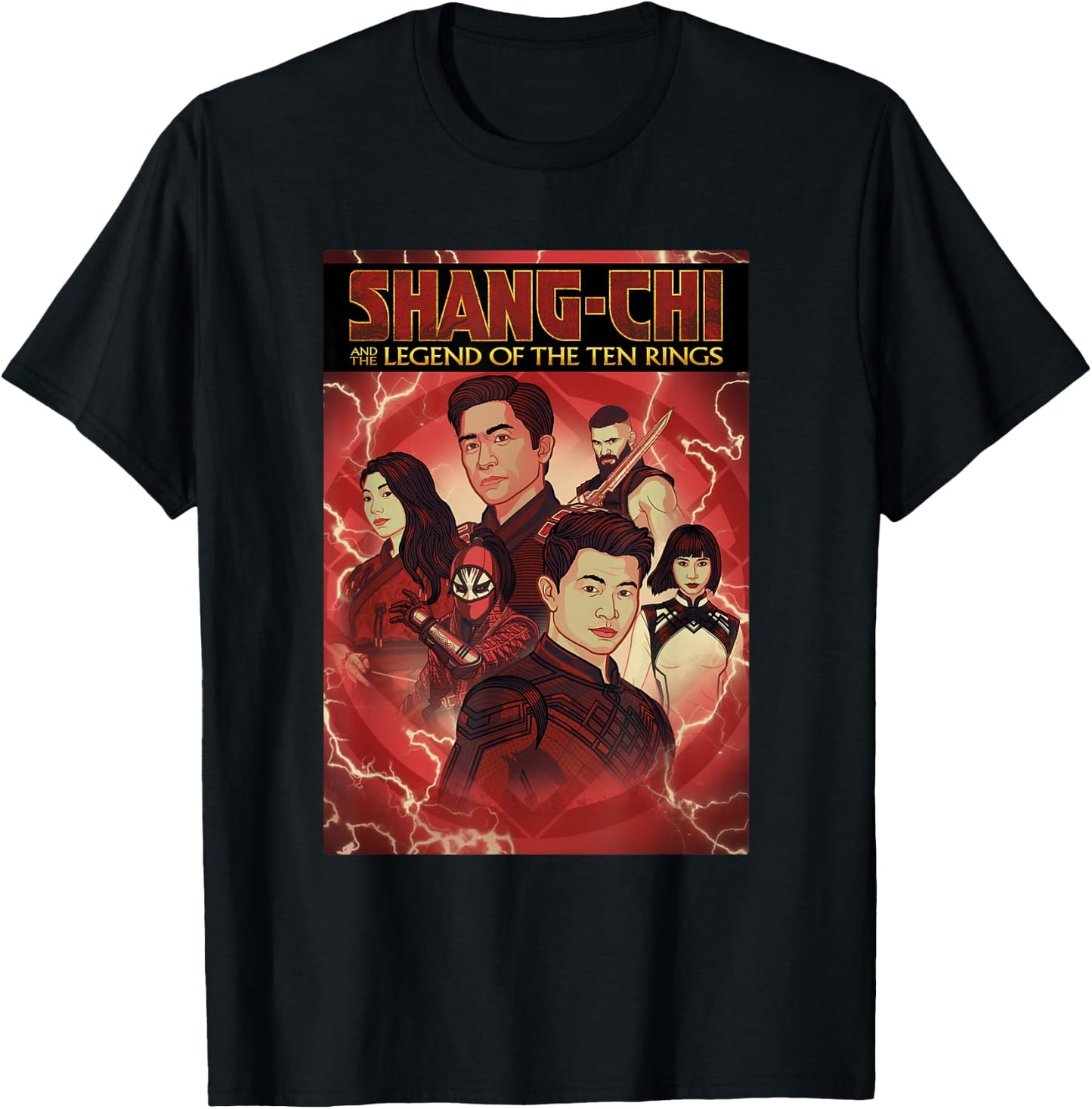 Marvel Shang-Chi Comic Cover T-Shirt - T-Shirt | Black