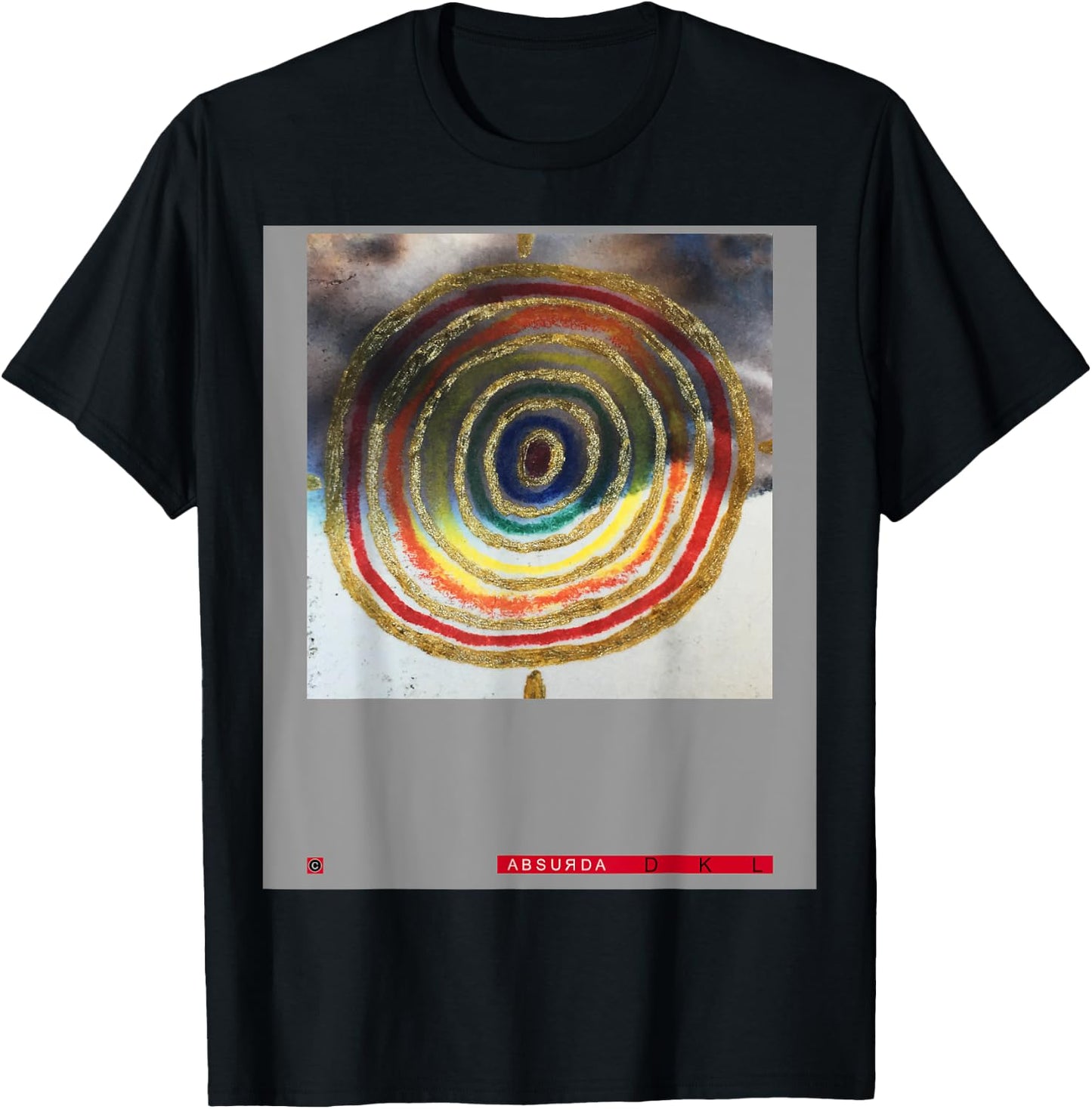 Studio: David Lynch Rainbow Wheel T-Shirt - T-Shirt | Black
