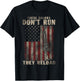 These-Colors Don't Run They Reload, Gun.s With USA Flag Men T-Shirt - T-Shirt | Black