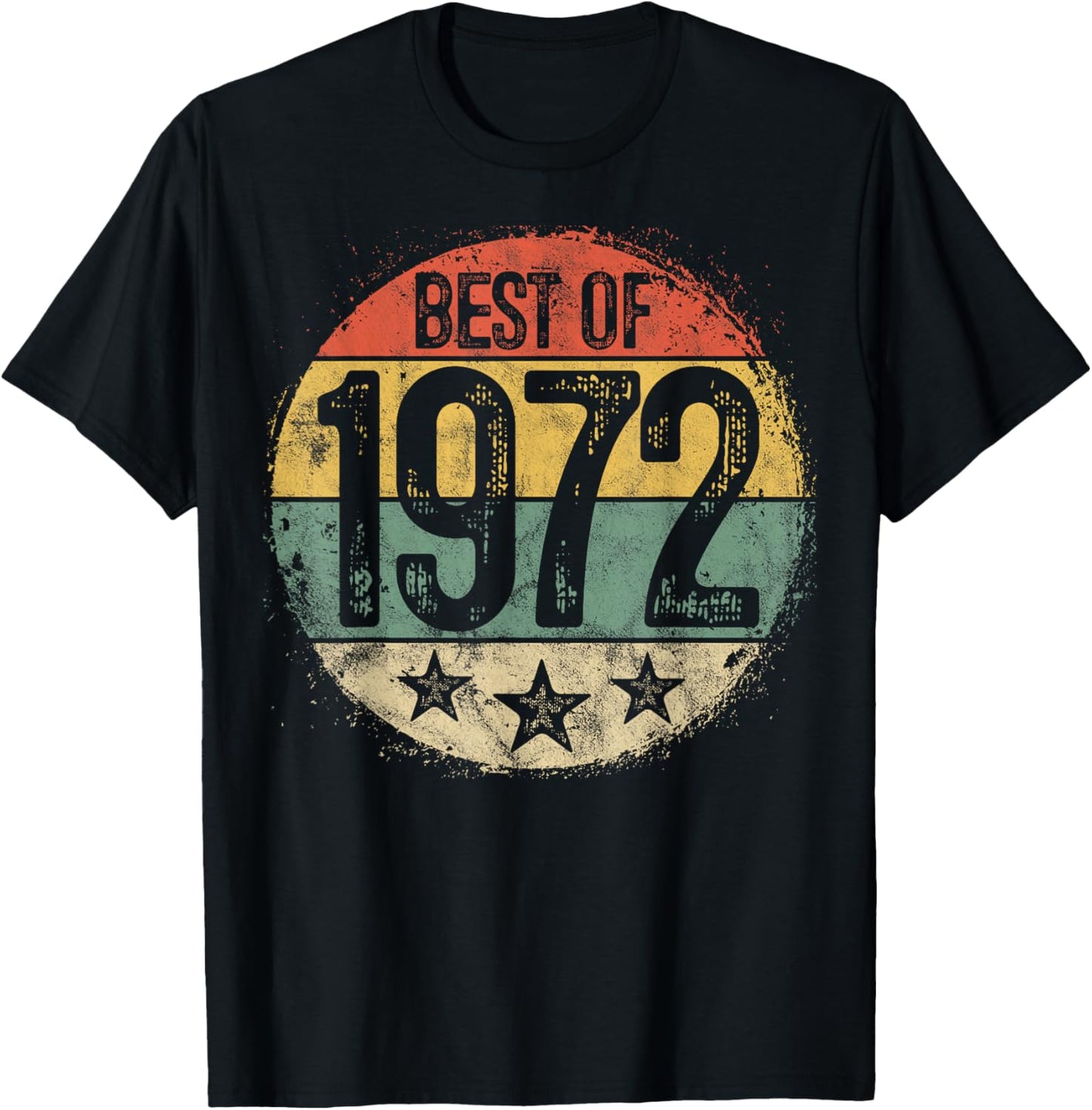 Best Of 1972 53rd Birthday Gifts Women 53 Year Old T-Shirt - T-Shirt | Black