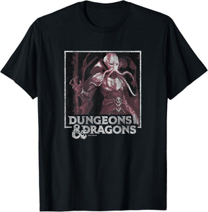Dungeons & Dragons MindFlayer Box Up T-Shirt - T-Shirt | Black