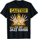 Jazz Hands Dancing Men Women Boys Girls Dancer Vintage T-Shirt - T-Shirt | Black