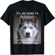 My Name is Stopthat Funny Hyper Siberian Husky Dog Owner Small T-Shirt - T-Shirt | Black