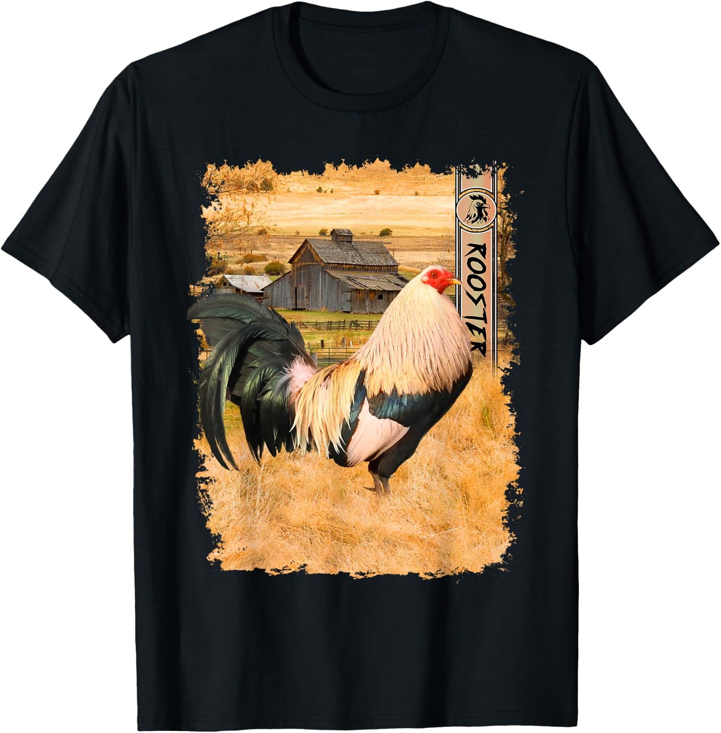 Rooster Cock Fight Enthusiast Small T-Shirt - T-Shirt | Black