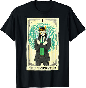 Marvel Loki Trickster Tarot Small T-Shirt - T-Shirt | Black