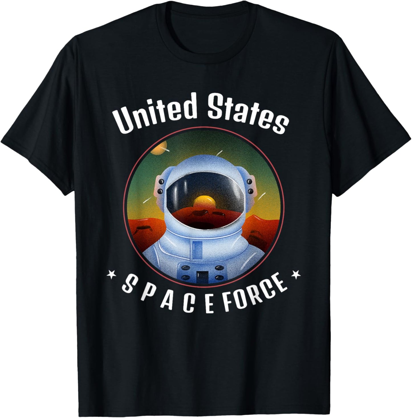 United States Space Force Zero Gravity T-Shirt - T-Shirt | Black