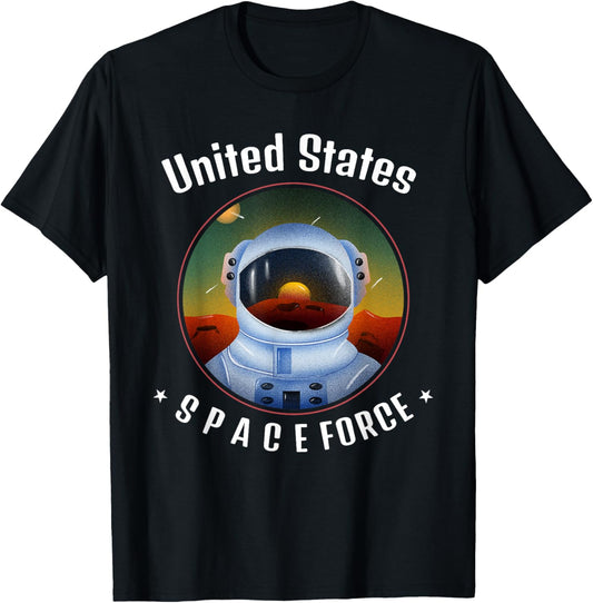 United States Space Force Zero Gravity T-Shirt - T-Shirt | Black