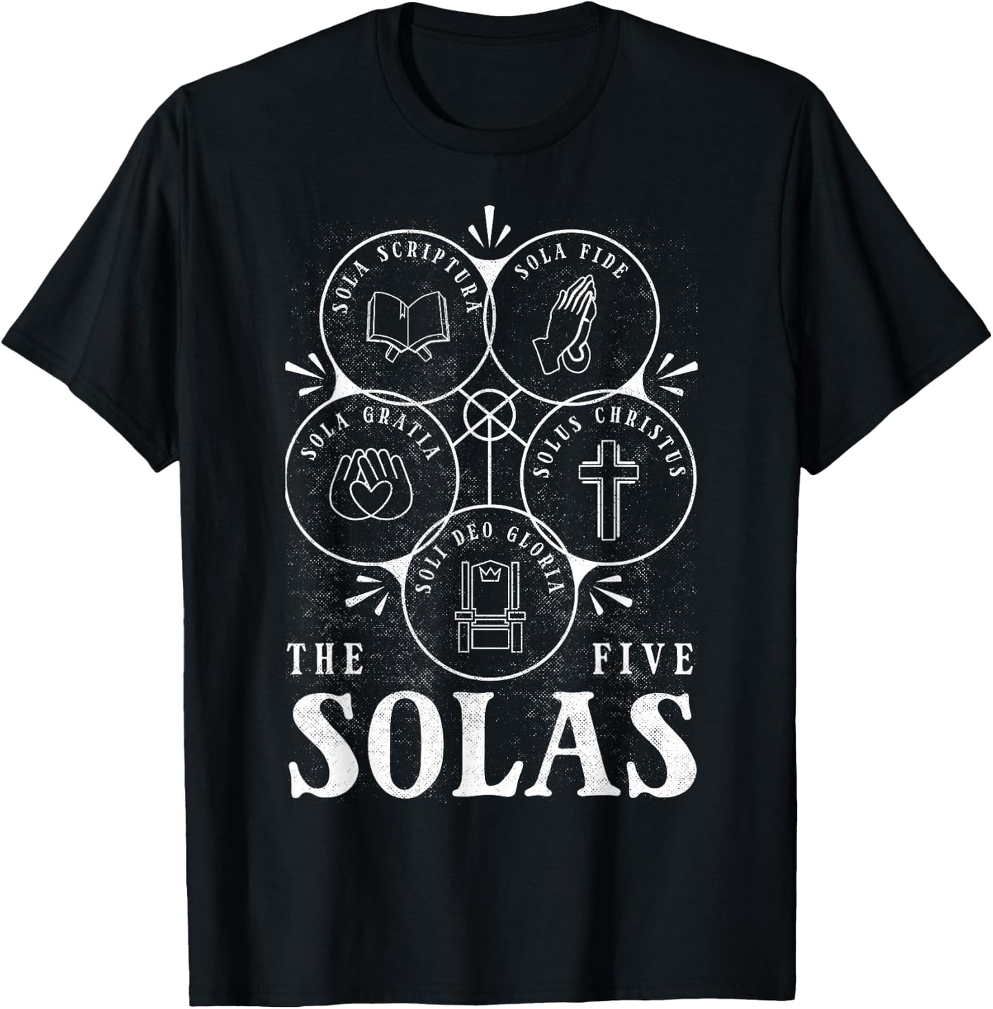 Sola Scriptura - Protestant, Christian Reformation, 5 Solas T-Shirt - T-Shirt | Black