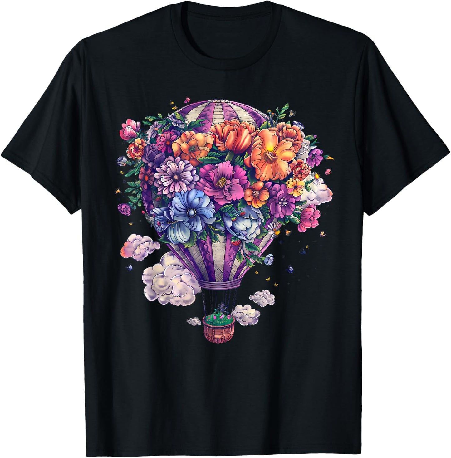 Hot Air Balloon Ride Festival Hot Air Ballooning T-Shirt - T-Shirt | Black