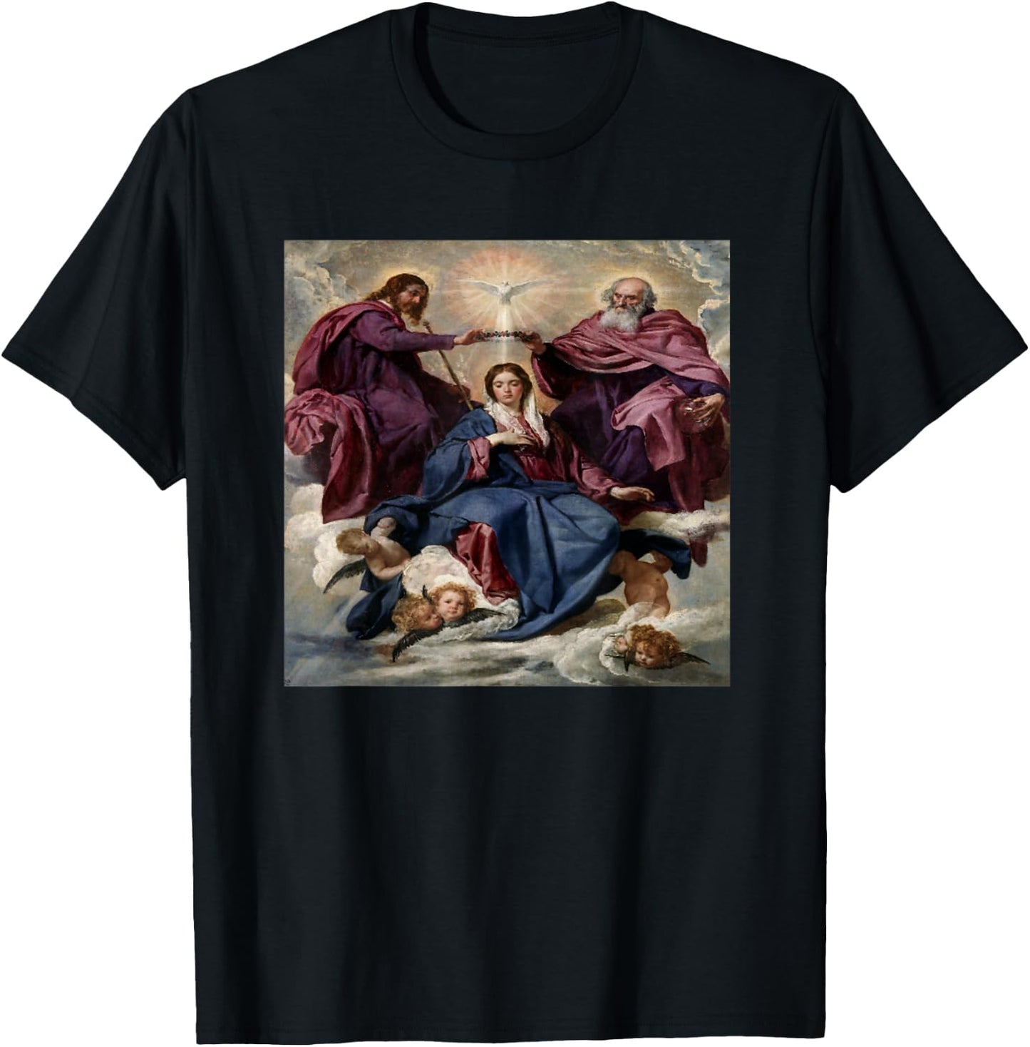 Coronation Of The Virgin Mary T-Shirt - T-Shirt | Black