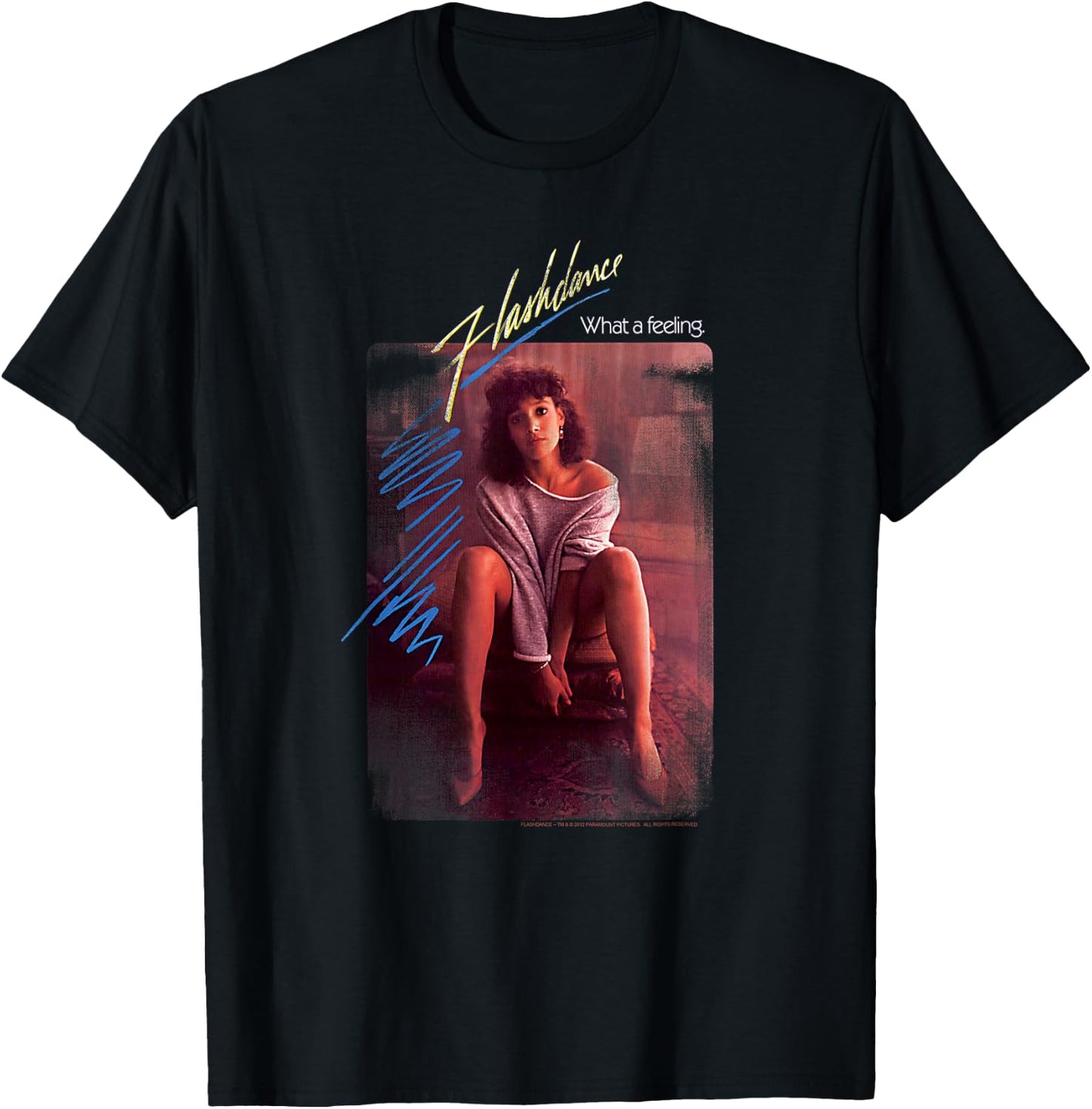 Flashdance Title T-Shirt - T-Shirt | Black