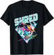 Shred Shirt Vintage Freestyle Ski 80s Costume Retro Skiing T-Shirt - T-Shirt | Black