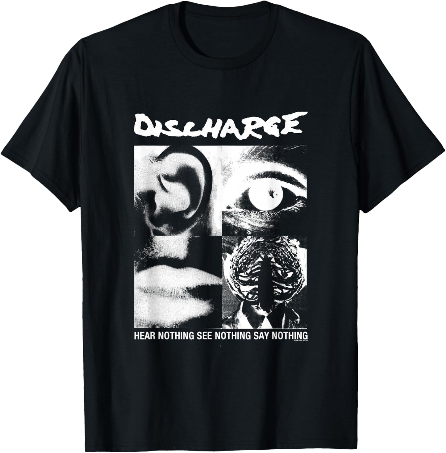 Discharge - Official Merchandise - Hear Nothing T-Shirt - T-Shirt | Black
