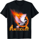 Pentecost Doves Fire Flame Holy Spirit Catholic T-Shirt - T-Shirt | Black