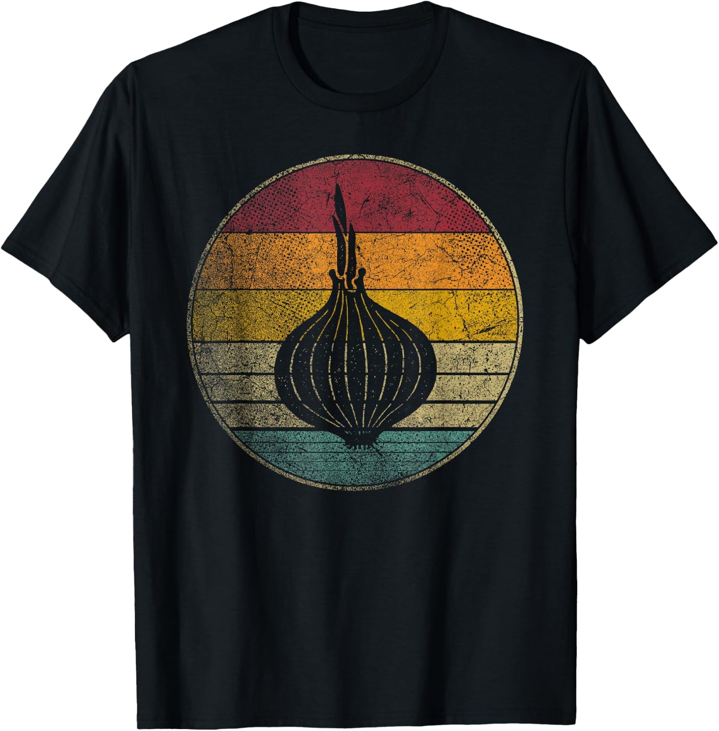 Onion Vegetable Cook Chef Farm Farmer Garden Food Plant Gift T-Shirt - T-Shirt | Black