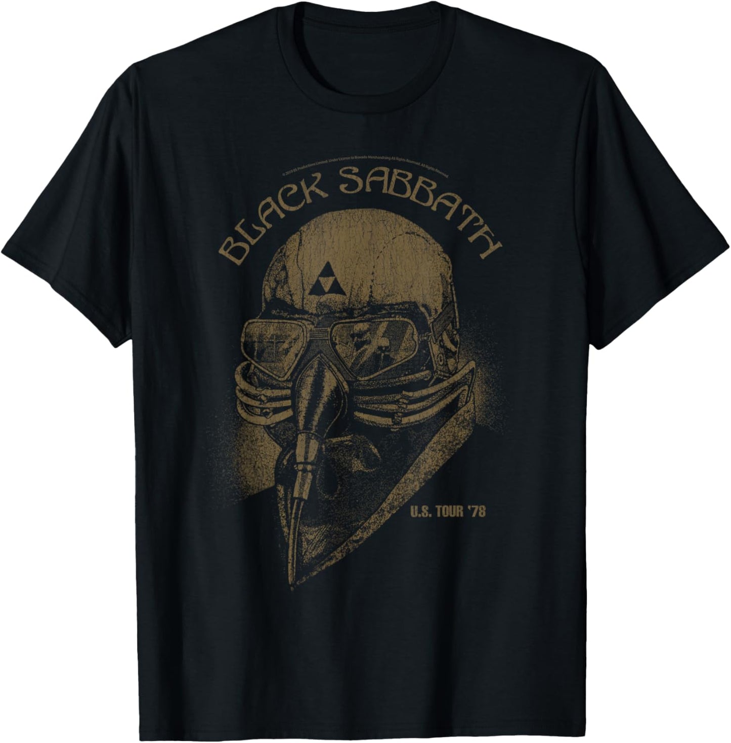 Black Sabbath Official U.S Tour '78 T-Shirt - T-Shirt | Black