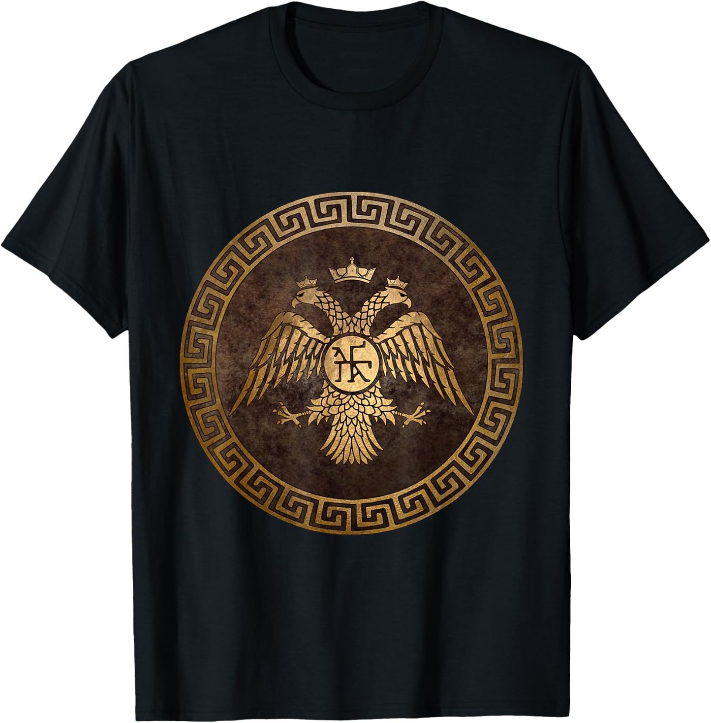 Byzantine Empire Symbol of Constantinople and the Emperor T-Shirt - T-Shirt | Black