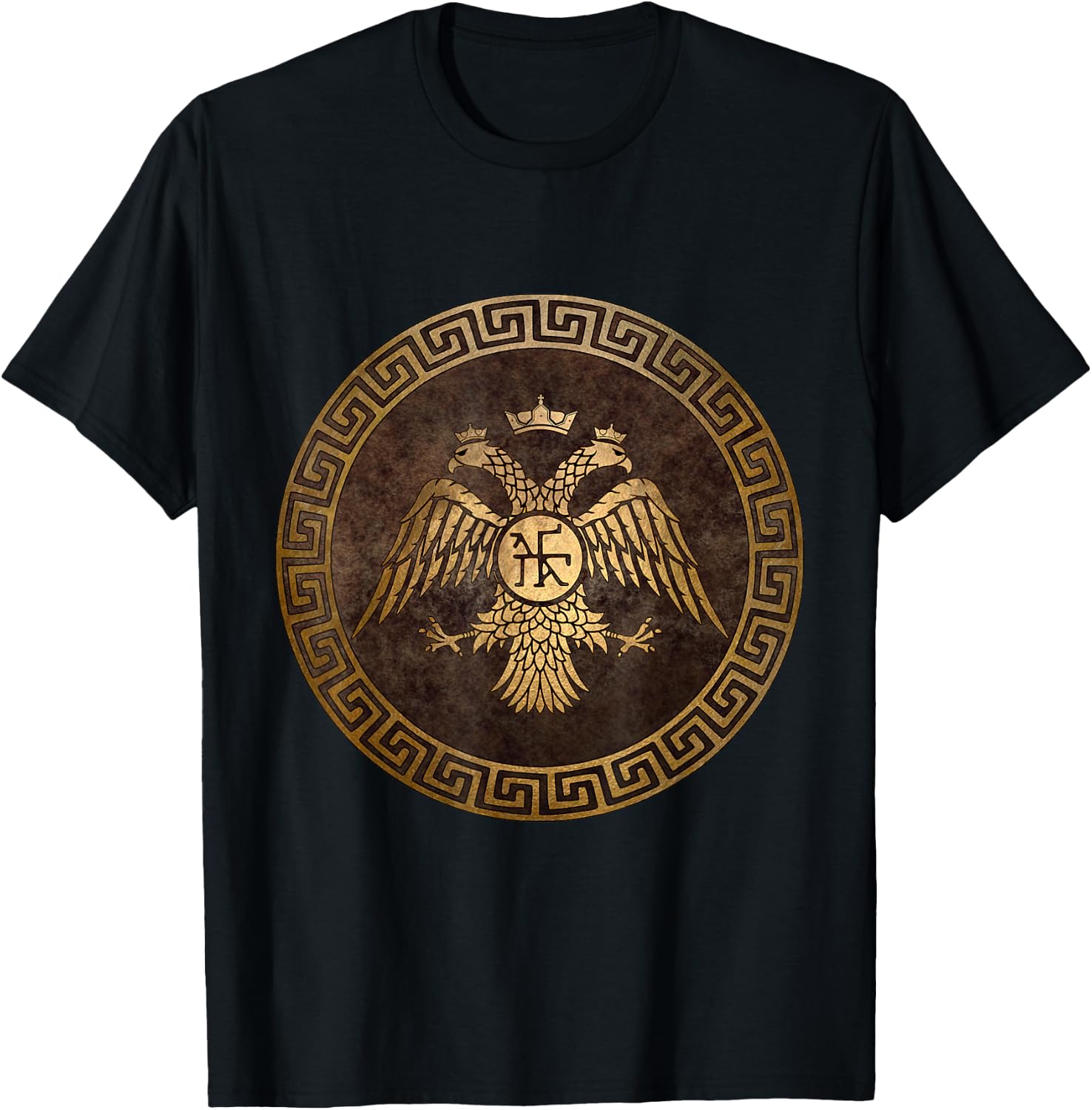 Byzantine Empire Symbol of Constantinople and the Emperor T-Shirt - T-Shirt | Black
