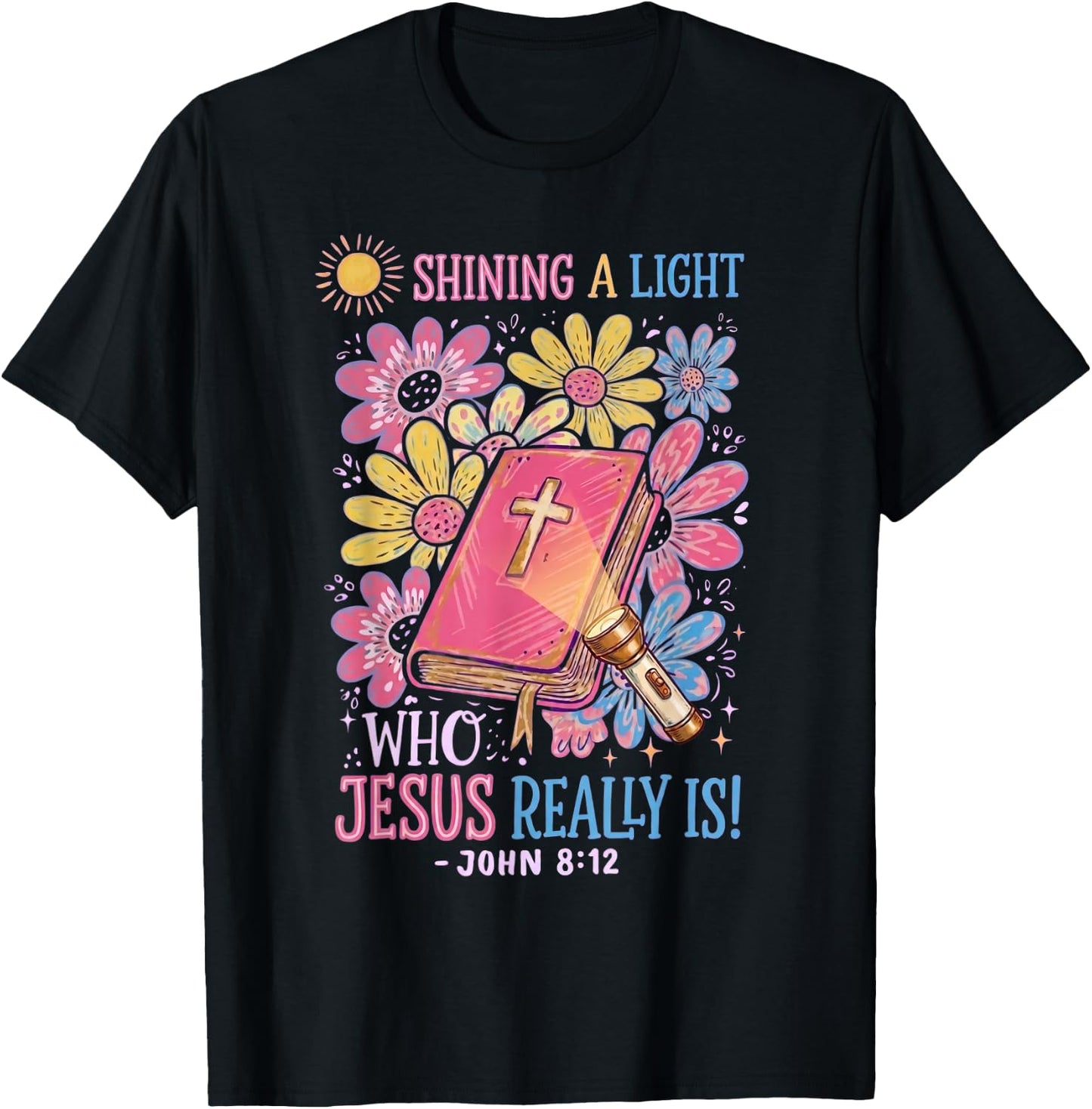 Jesus Light of The World Illumination Station VBS 2026 T-Shirt - T-Shirt | Black