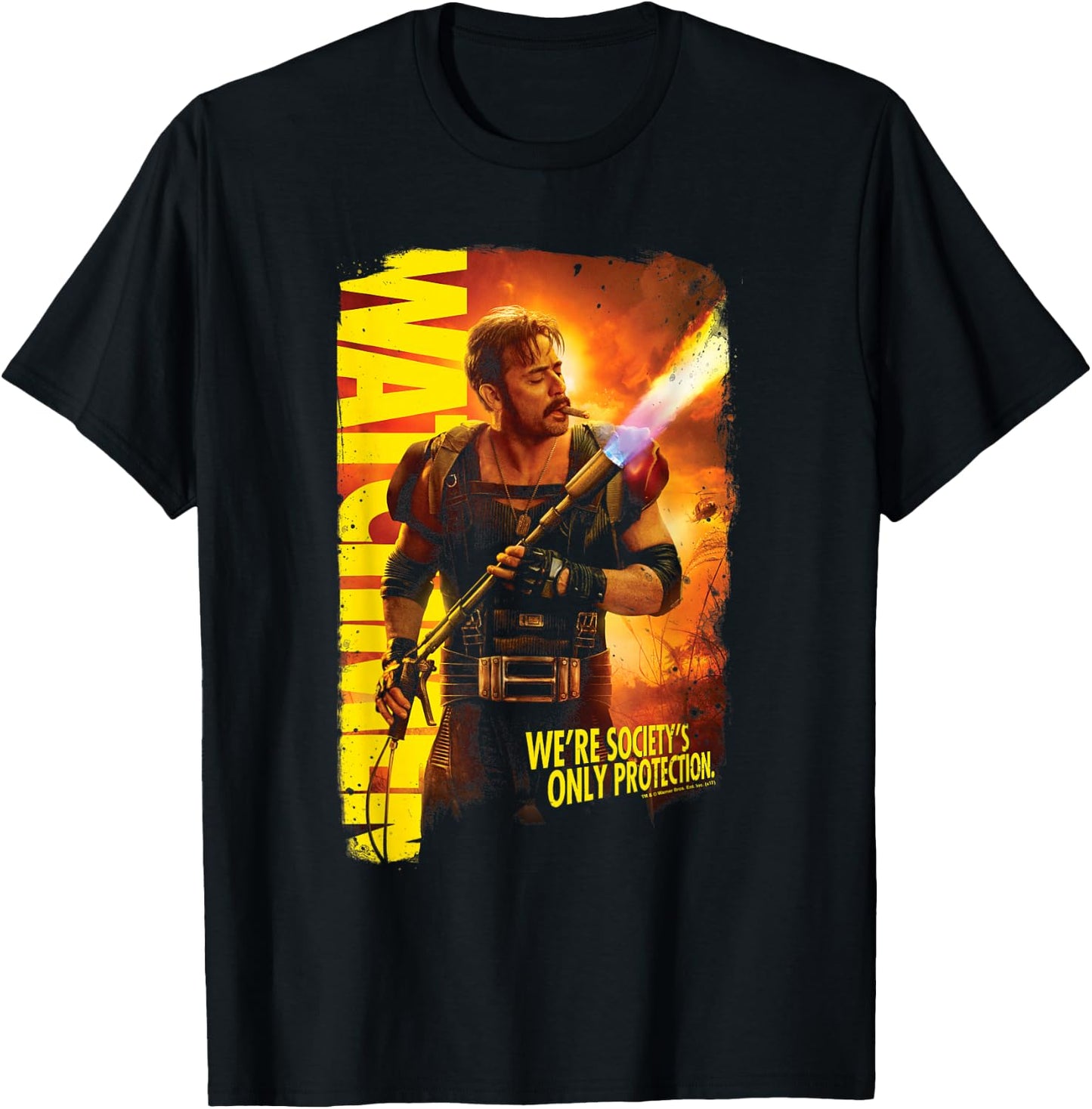 Watchmen Comedian Smoke 'em T-Shirt - T-Shirt | Black