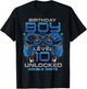 Level 10 Unlocked Awesome Since 2015 10th Birthday Gaming T-Shirt - T-Shirt | Black