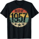 Best Of 1957 68th Birthday Gifts Women 68 Year Old T-Shirt - T-Shirt | Black